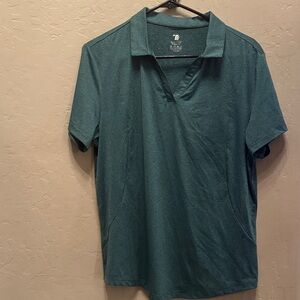 Stylish Teal Women's Polo Shirt / R17